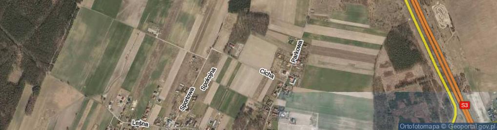 Zdjęcie satelitarne Cicha ul.